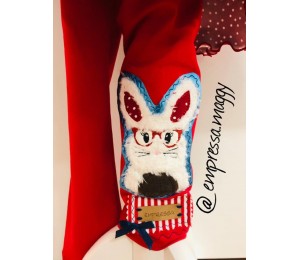 Stickdatei - Hipster Bunnita